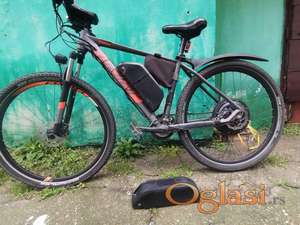 Prodajem električni bicikl sa dve baterije (1200W i 840W).